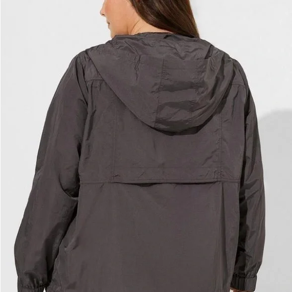 Torrid Happy Camper Satin Nylon Fanny Pack Active Jacket - Picture 4 of 13